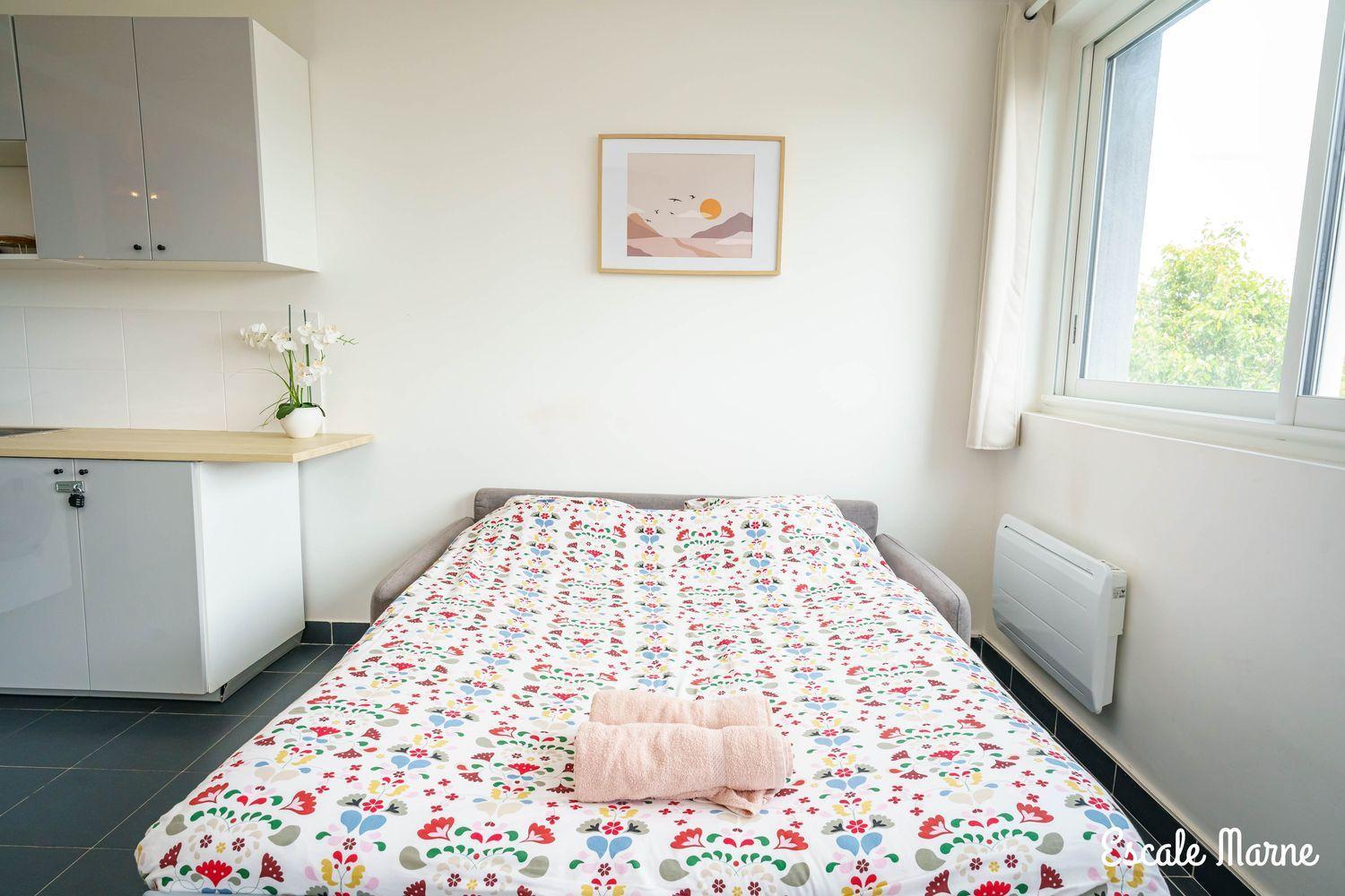 Escale-Marne Fr - 101 - Free Parking - Free Luggage Storage - All Equipped - Linen Included - Washing Machine - Luxury Eve Sleep Mattress 160X200 - 10Mn Walk Metro 8 - Rer A - Panoramic View - From 1 To 4 Guests Maisons-Alfort Buitenkant foto