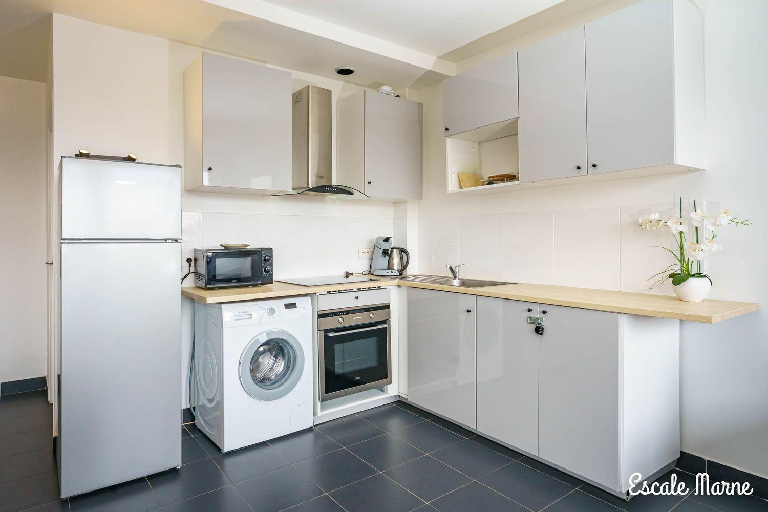 Escale-Marne Fr - 101 - Free Parking - Free Luggage Storage - All Equipped - Linen Included - Washing Machine - Luxury Eve Sleep Mattress 160X200 - 10Mn Walk Metro 8 - Rer A - Panoramic View - From 1 To 4 Guests Maisons-Alfort Buitenkant foto