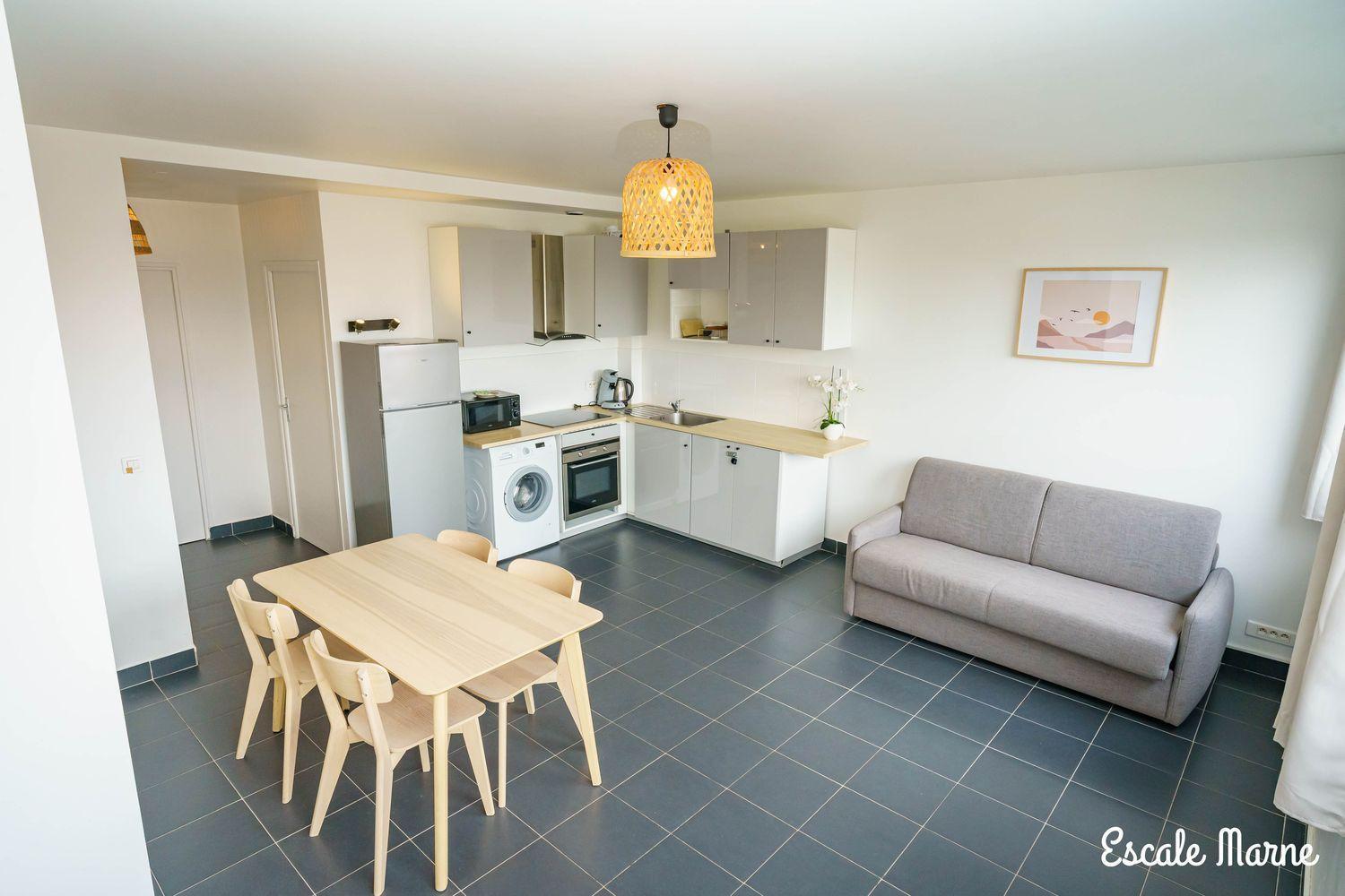 Escale-Marne Fr - 101 - Free Parking - Free Luggage Storage - All Equipped - Linen Included - Washing Machine - Luxury Eve Sleep Mattress 160X200 - 10Mn Walk Metro 8 - Rer A - Panoramic View - From 1 To 4 Guests Maisons-Alfort Buitenkant foto