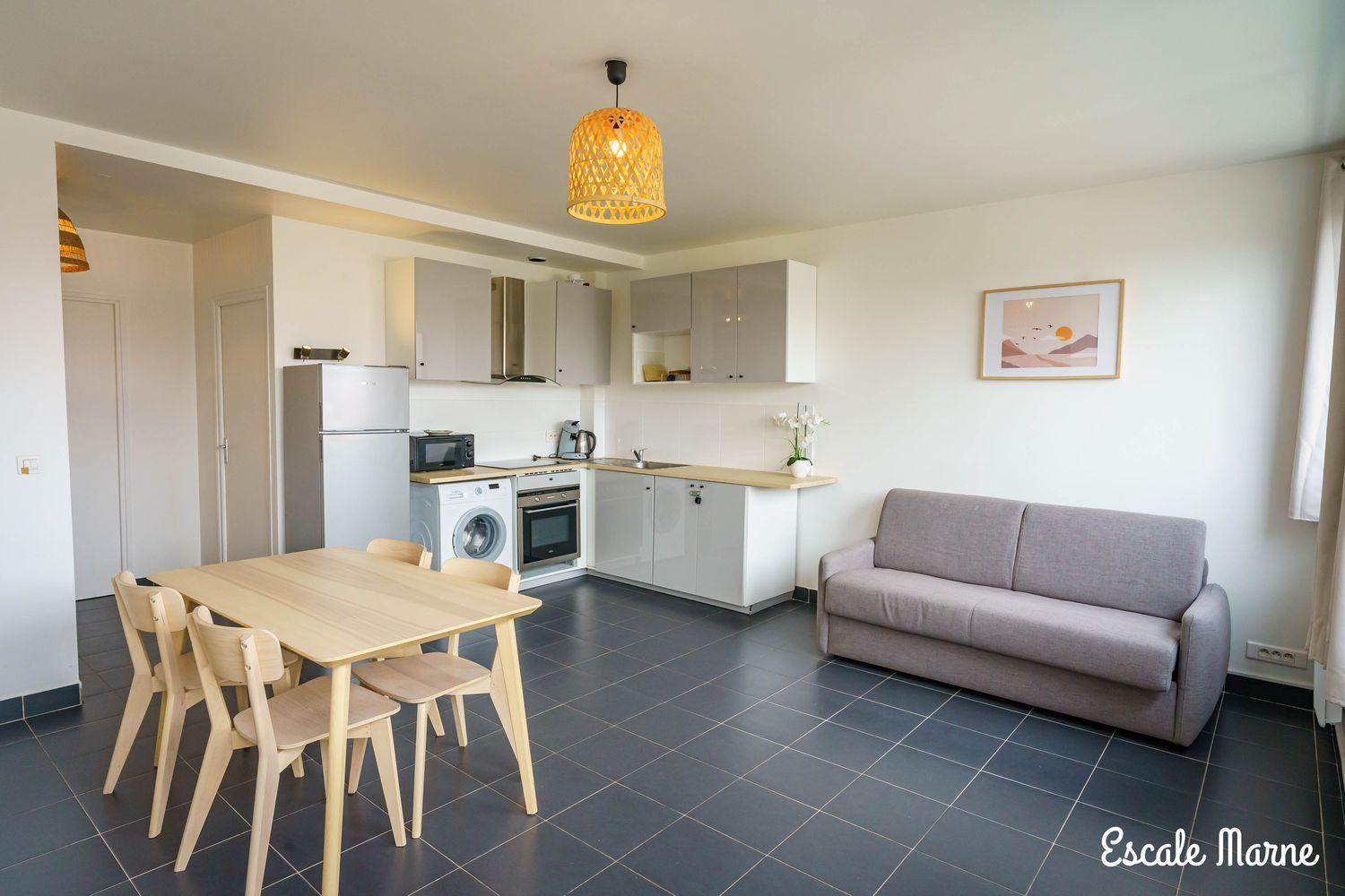 Escale-Marne Fr - 101 - Free Parking - Free Luggage Storage - All Equipped - Linen Included - Washing Machine - Luxury Eve Sleep Mattress 160X200 - 10Mn Walk Metro 8 - Rer A - Panoramic View - From 1 To 4 Guests Maisons-Alfort Buitenkant foto